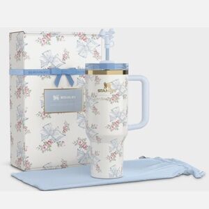 Stanley x Love Shack Fancy Tumbler 40 OZ Holiday Rosa Beaux Blue -